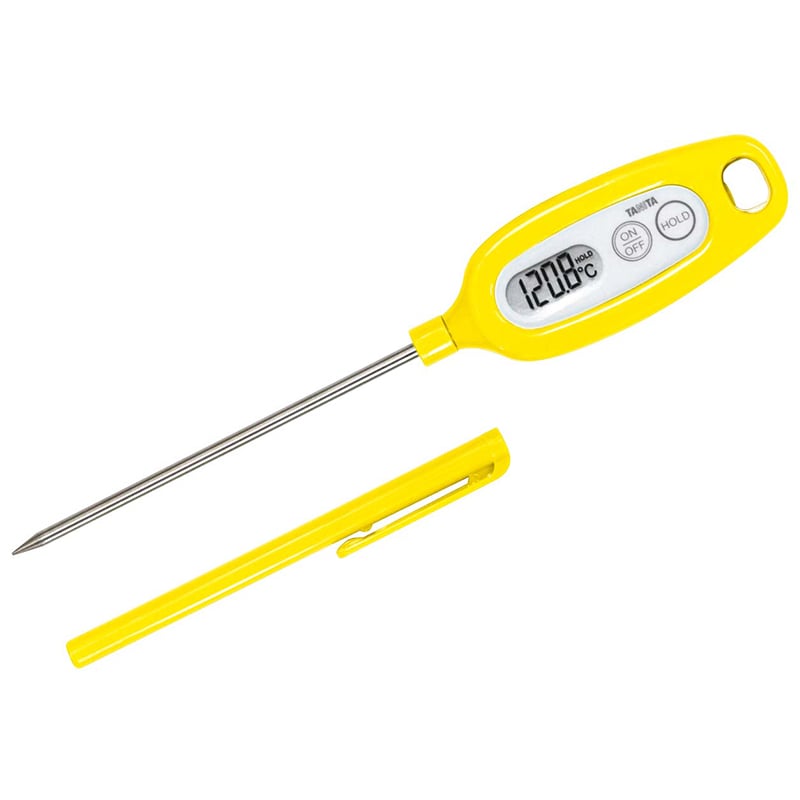 タニタ　デジタル　温度計  TT-508NYL　イエロー 1個（ご注文単位1個）【直送品】