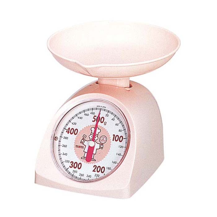 タニタ ベーキングスケール コックさん 500g NO.1345 ピンク 1個(ご注文単位1個)【直送品】