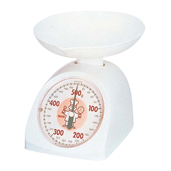 タニタ　ベーキングスケール　コックさん 500g　NO.1345　ホワイト  1個（ご注文単位1個）【直送品】