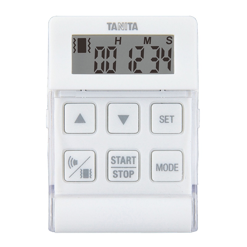 バイブレーションタイマー クイック TD-370-NWH ホワイト 1個(ご注文単位1個)【直送品】