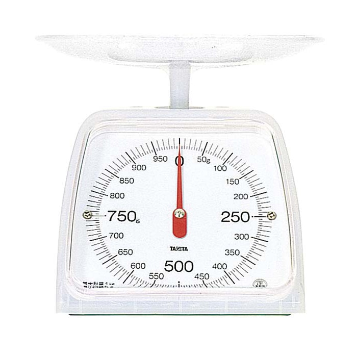 タニタ クッキングスケール 1kg KA-001 クリアホワイト 1個(ご注文単位1個)【直送品】