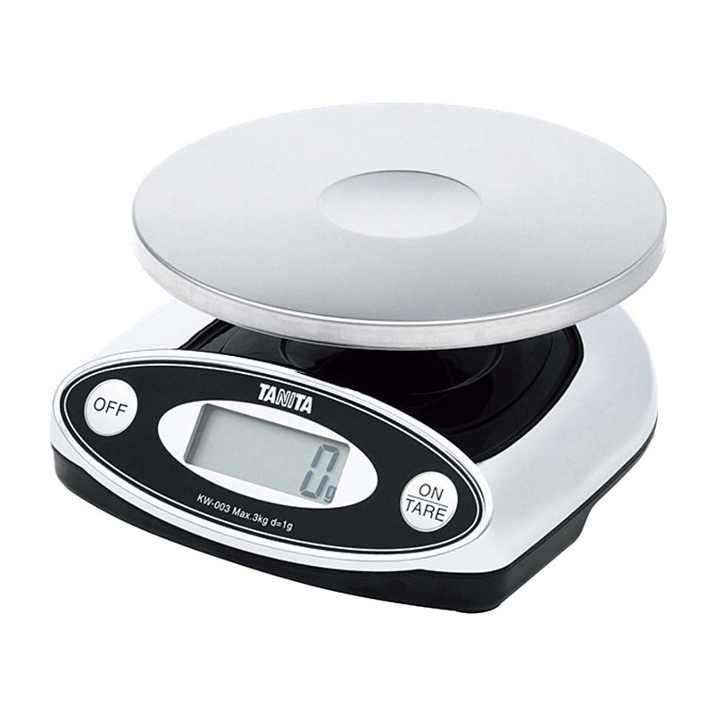 タニタ 防水スケール 3kg KW-003 デジタル式 1個(ご注文単位1個)【直送品】