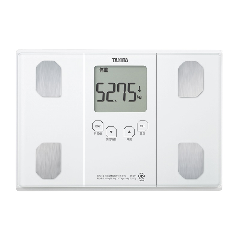 体組成計　BC-314-WH　パールホワイト   1個（ご注文単位1個）【直送品】