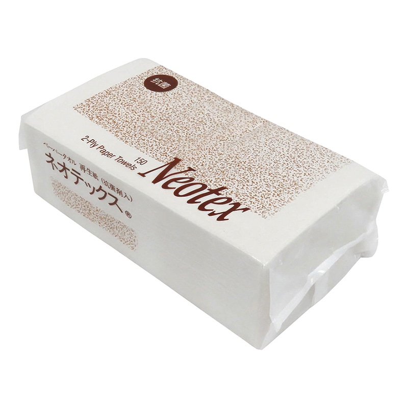 トーヨ タオルペーパー NEOTEX 150組入 CL835-000X-MB 1袋（ご注文単位36袋）【直送品】