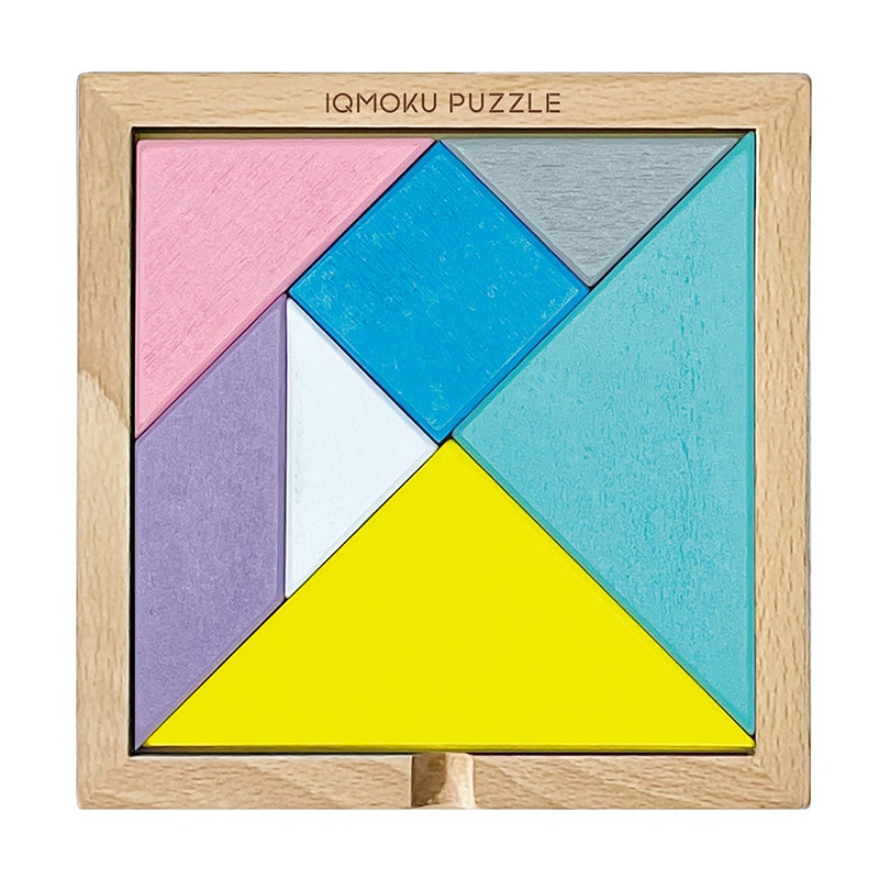 デビカ イクモク 木製知育 図形パズル 113015 1個(ご注文単位1個)【直送品】