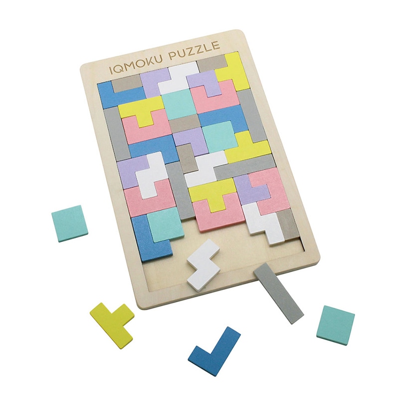 デビカ イクモク 木製知育パズル 四角形 113017 1個(ご注文単位1個)【直送品】