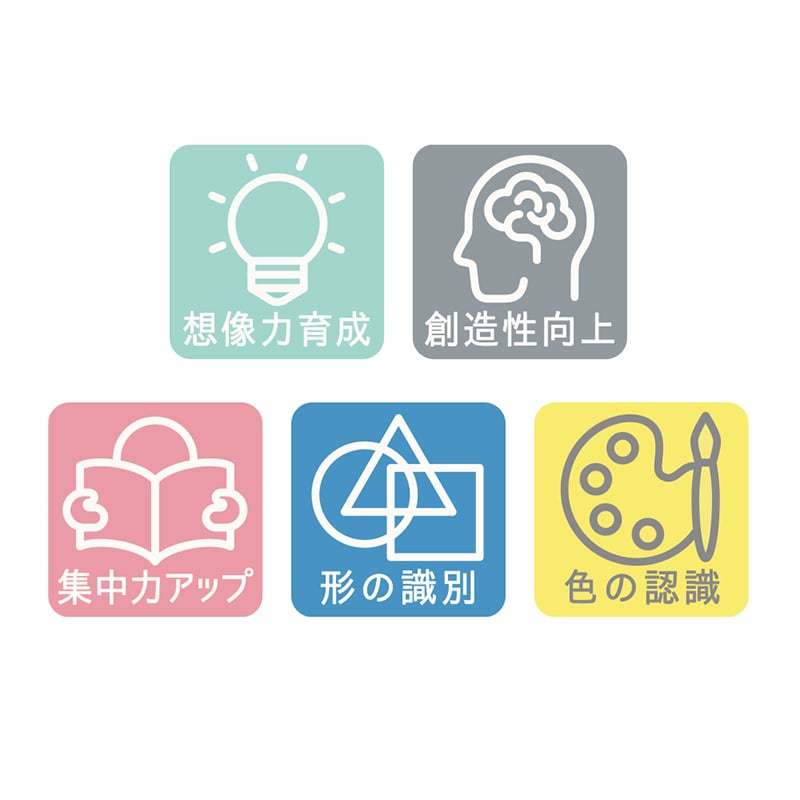 デビカ イクモク 木製知育パズル 六角形 113018 1個(ご注文単位1個)【直送品】