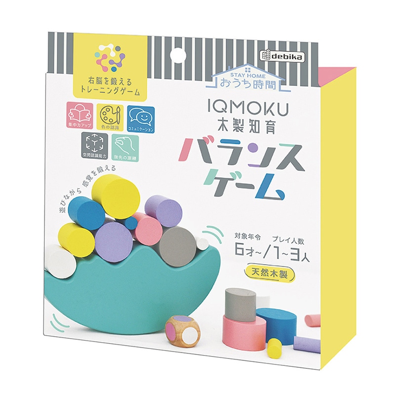 デビカ イクモク木製知育 バランスゲーム 113028 1個(ご注文単位1個)【直送品】