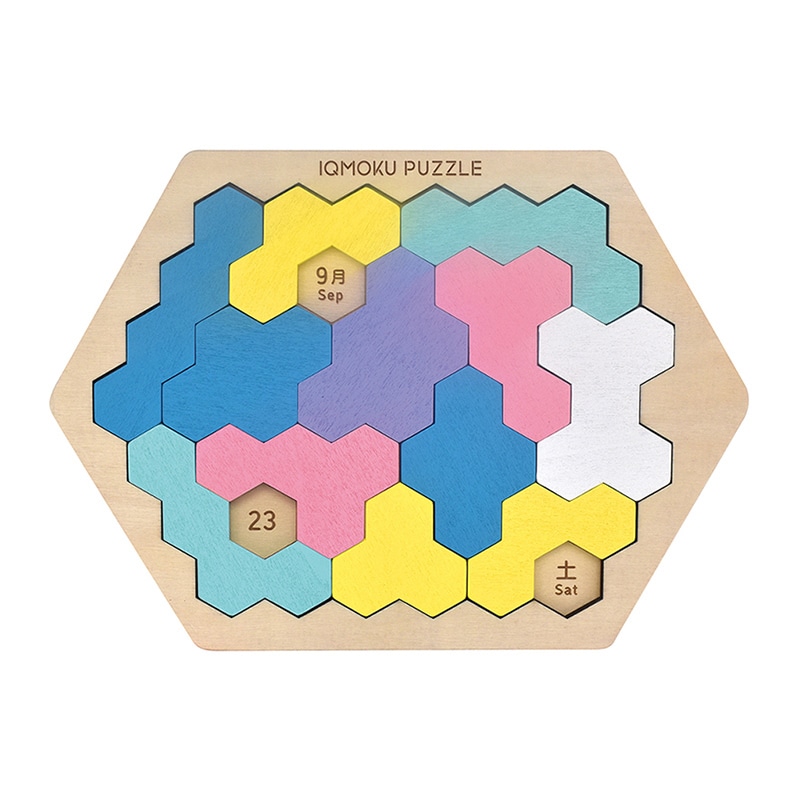 デビカ イクモク木製知育 カレンダーパズル 113029 1個（ご注文単位1個）【直送品】