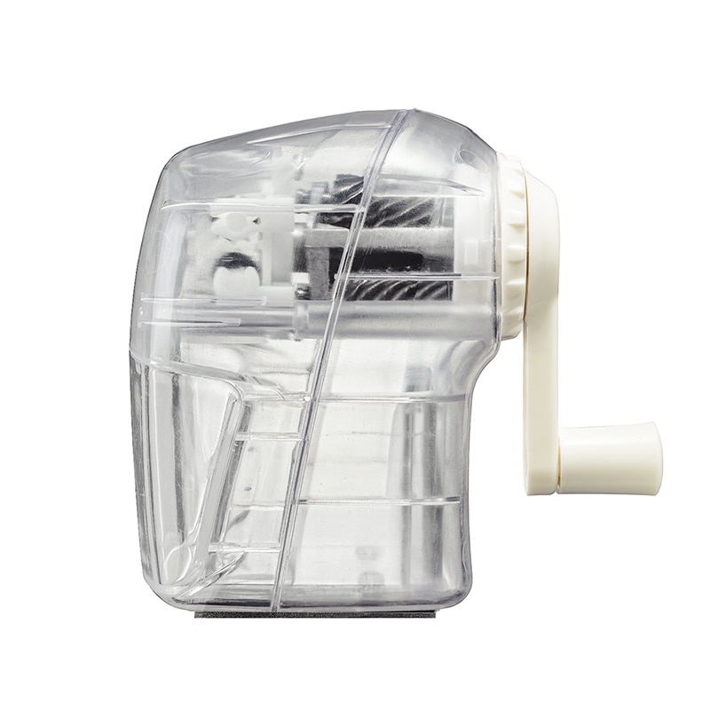 デビカ 手動鉛筆削り ダブルスピ―ド クリア 043740 1個(ご注文単位1個)【直送品】