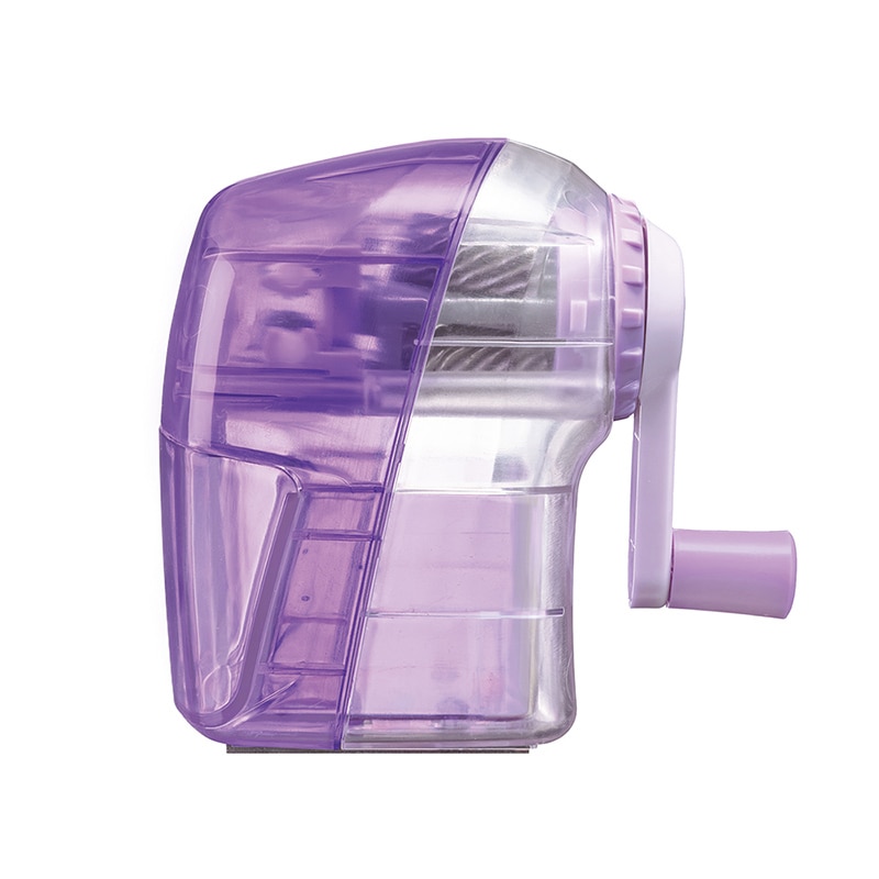 デビカ 手動鉛筆削り　ダブルスピ―ド クリアパープル 043741 1個（ご注文単位1個）【直送品】