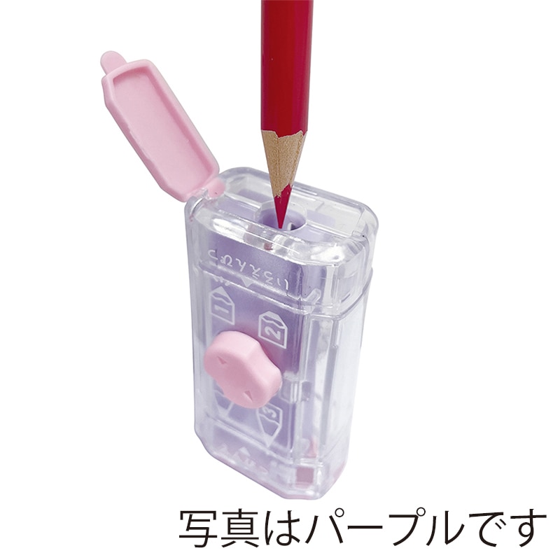 デビカ 4つの削り方が選べる鉛筆削り ブラック 043744 1個(ご注文単位1個)【直送品】