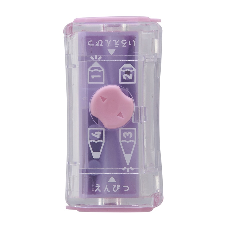 デビカ 4つの削り方が選べる鉛筆削り パープル 043745 1個（ご注文単位1個）【直送品】