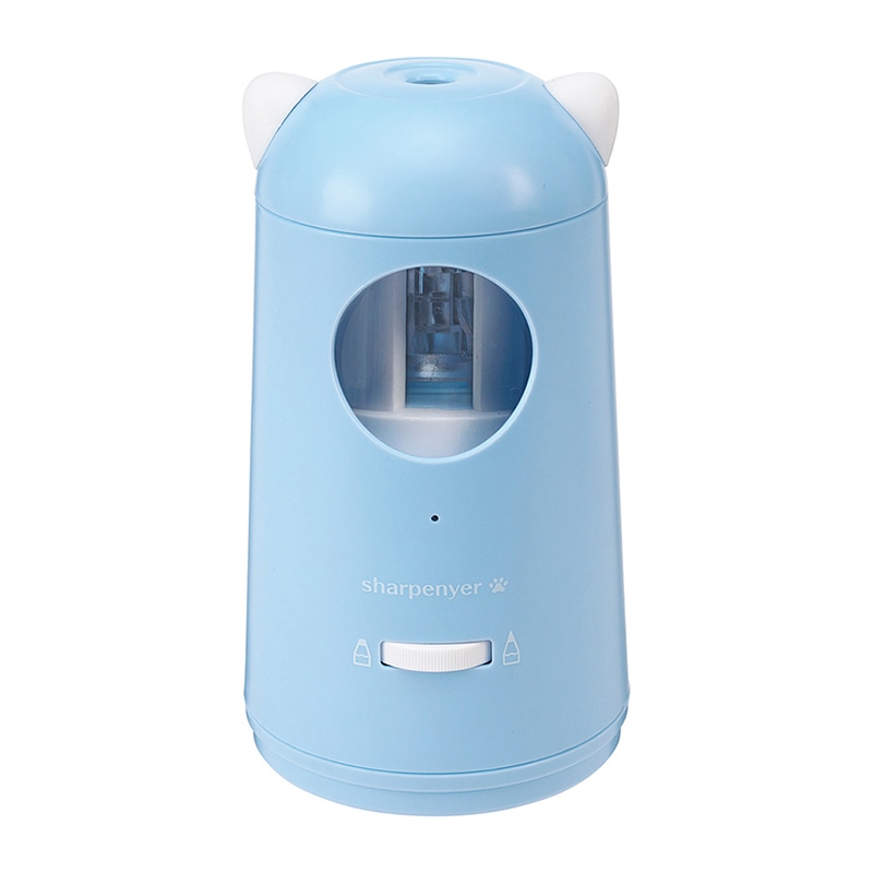デビカ 充電式えんぴつけずり シャープニャー ブルー 043747 1台（ご注文単位1台）【直送品】