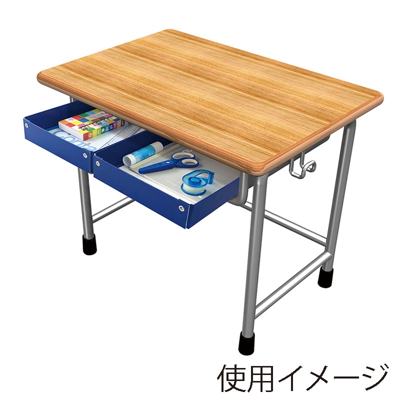 デビカ 紙製おどうぐばこ A4　ネイビー 044171 1個（ご注文単位1個）【直送品】