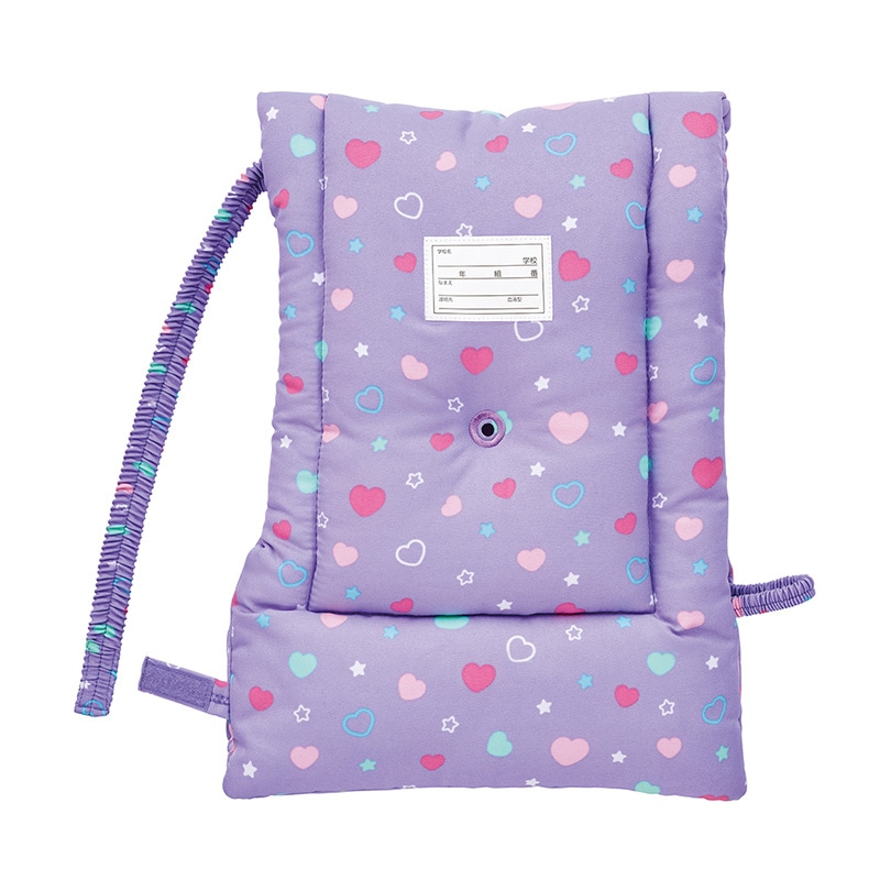 デビカ 防災ずきん MT 柄付き パープルハート 143539 1個(ご注文単位1個)【直送品】