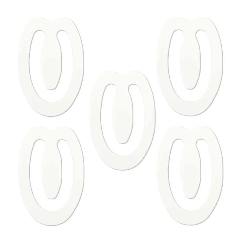 デビカ 紙クリップ 100個入 ホワイト 063208 1個(ご注文単位1個)【直送品】