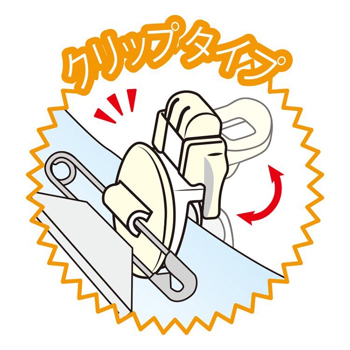 デビカ くるっと名札留め ブルー 063608 1個(ご注文単位1個)【直送品】