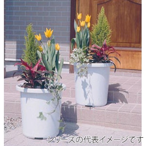 アイリスオーヤマ ティルトケンガイ鉢 9号 みかげ 1個(ご注文単位1個)【直送品】