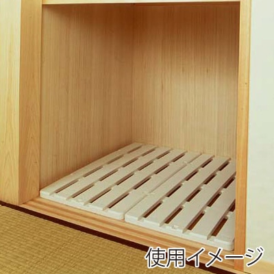 アイリスオーヤマ 押入れスノコ 幅40cm 2枚セット ホワイト SN-40 1セット(ご注文単位1セット)【直送品】