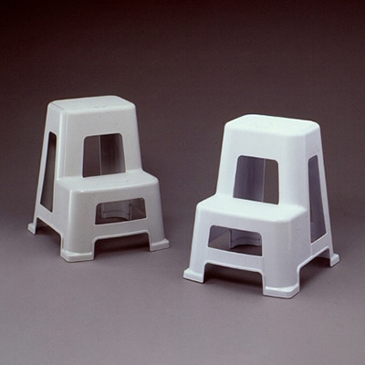 アイリスオーヤマ 2段踏み台 ライトグレー NF-560 1個（ご注文単位1個）【直送品】