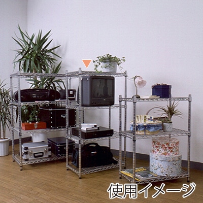 アイリスオーヤマ メタルラック 66×36 4段 MR-6512J 1台(ご注文単位1台)【直送品】