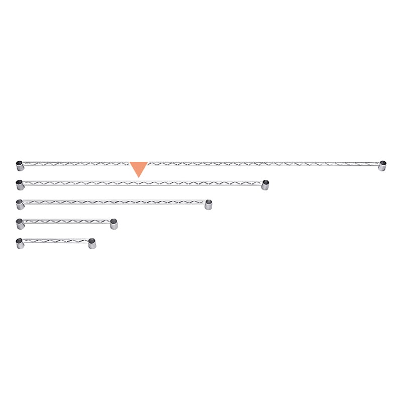 アイリスオーヤマ メタルラックパーツ　サイドバー 幅120cm MR-120S 1本（ご注文単位1本）【直送品】