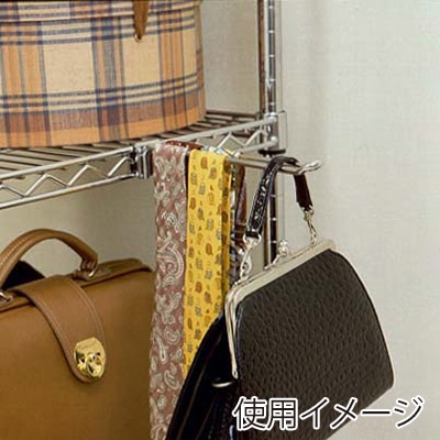 アイリスオーヤマ メタルラックパーツ フック MR-15F 1個(ご注文単位1個)【直送品】