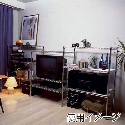 アイリスオーヤマ メタルラックパーツ ポール 59.5cm MR-6P 1本(ご注文単位1本)【直送品】