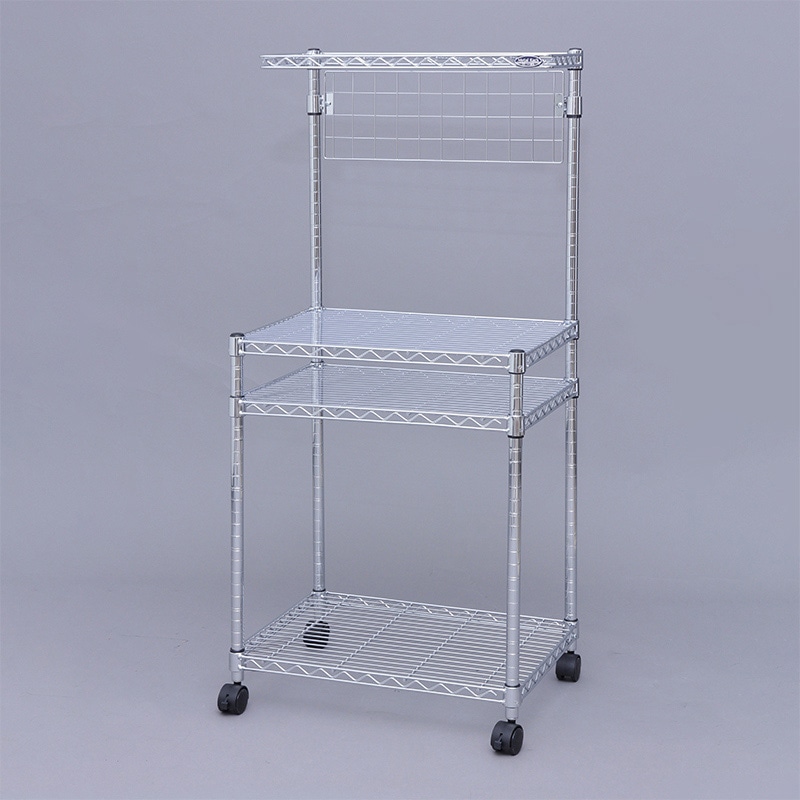 アイリスオーヤマ メタルラック パソコンデスク 幅61cm MRP-615 1台(ご注文単位1台)【直送品】