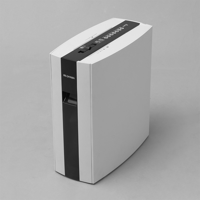 アイリスオーヤマ 細密シュレッダー マイクロクロスカット ホワイト PS5HMSD 1台(ご注文単位1台)【直送品】