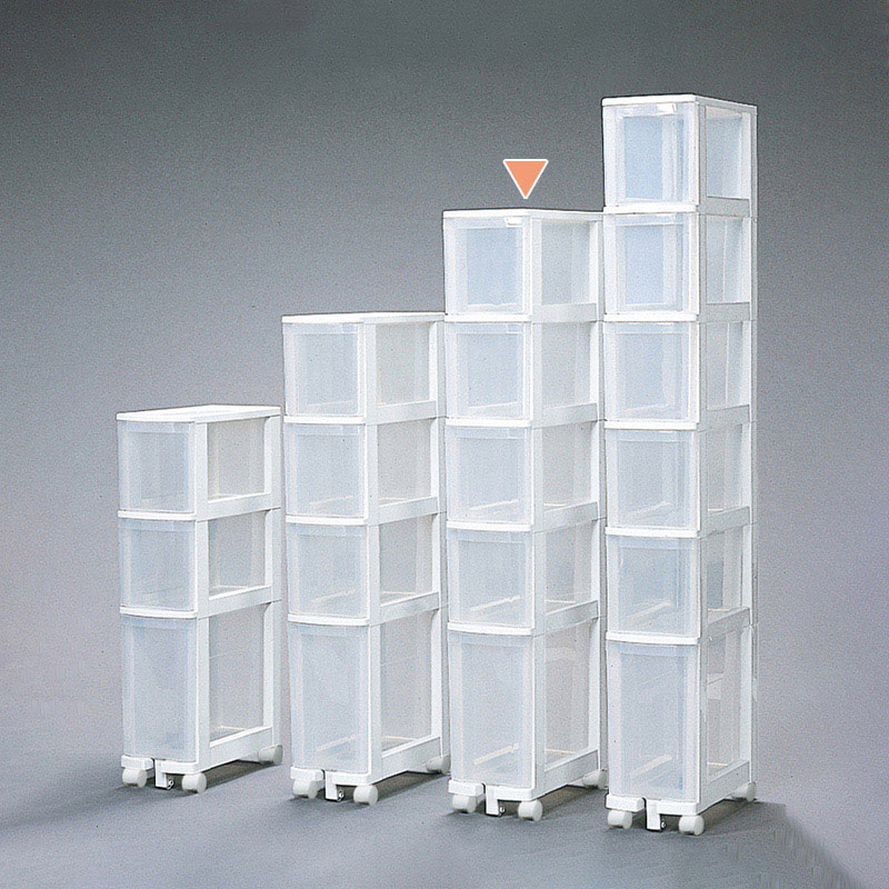 アイリスオーヤマ キッチンチェスト 041 ホワイト/クリア 041 1台(ご注文単位1台)【直送品】