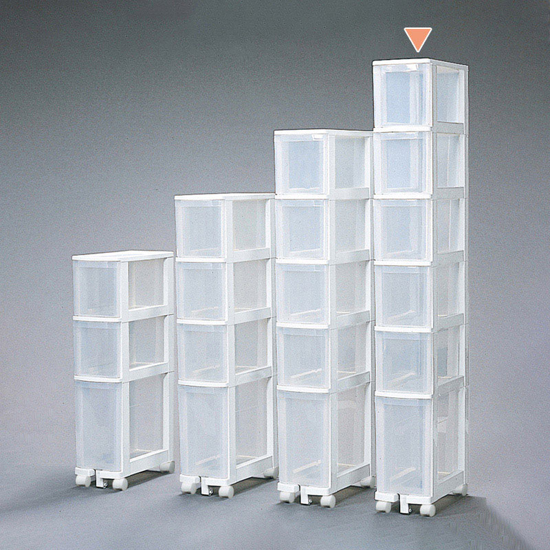 アイリスオーヤマ キッチンチェスト 051 ホワイト/クリア 051 1台(ご注文単位1台)【直送品】