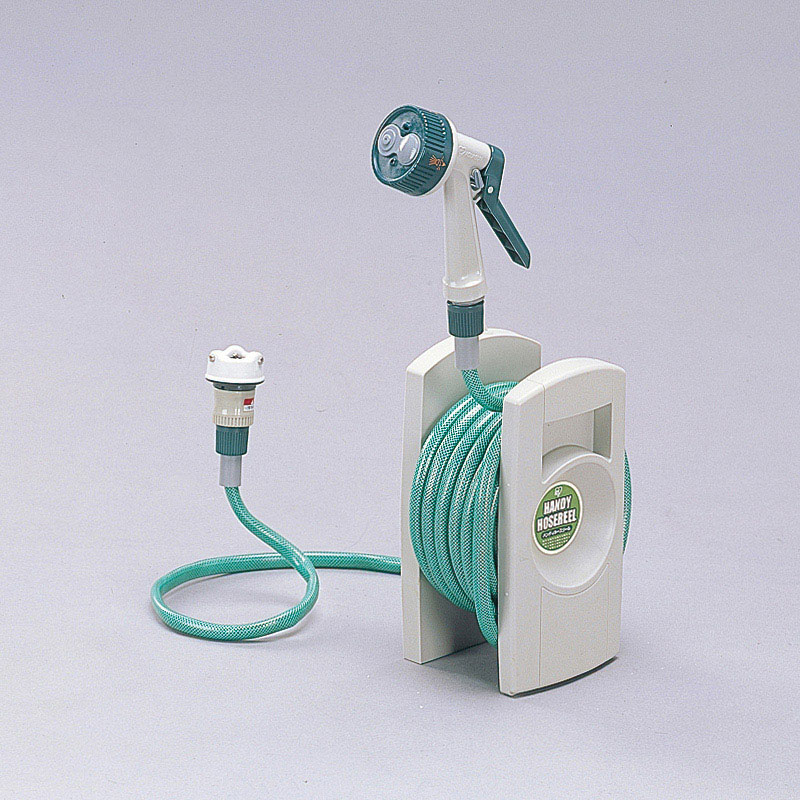 アイリスオーヤマ ハンディホースリール グリーン ER-10 1個(ご注文単位1個)【直送品】