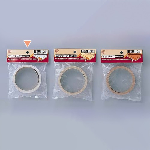 アイリスオーヤマ エッジテープカラー化粧棚板 18mm用 ホワイト LBP-182 1外袋(ご注文単位1外袋)【直送品】