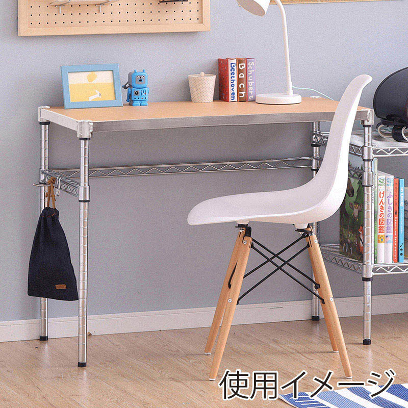 アイリスオーヤマ メタルラックパーツ　ポール 69.5cm MR-70P 1本（ご注文単位1本）【直送品】