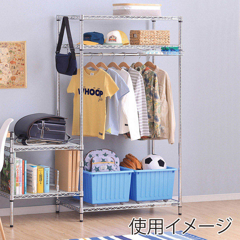 アイリスオーヤマ メタルラックパーツ　ポール 158.5cm MR-160P 1本（ご注文単位1本）【直送品】