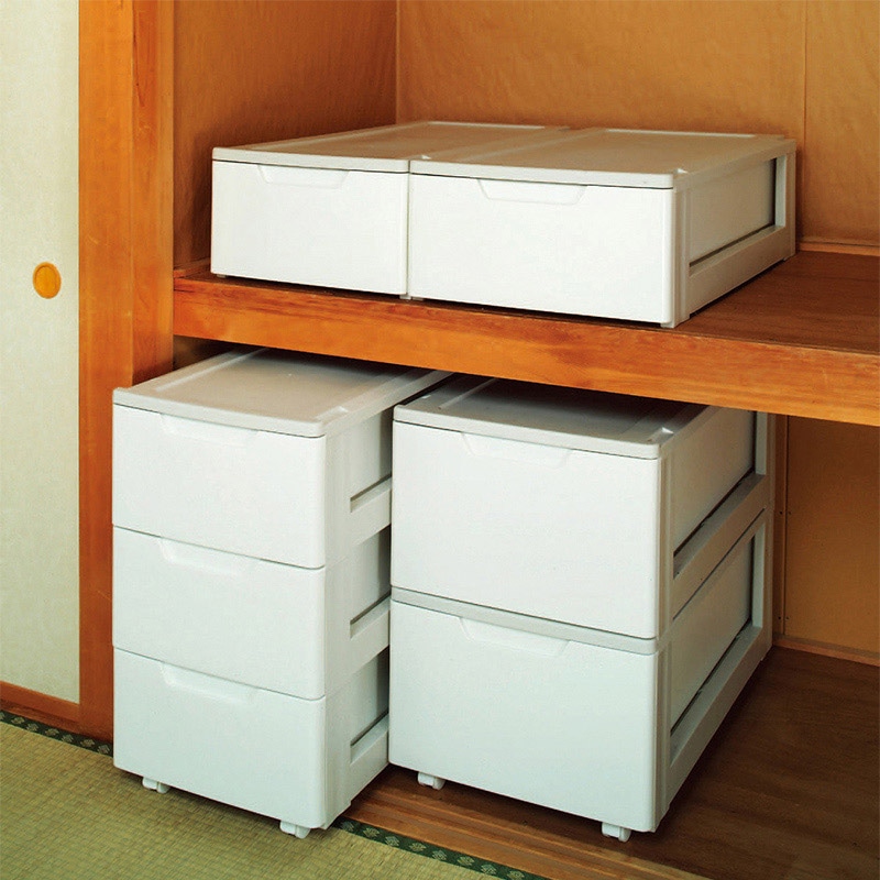 アイリスオーヤマ ロングチェスト用キャスター　4個組 ホワイト HGC-4 1個（ご注文単位1個）【直送品】