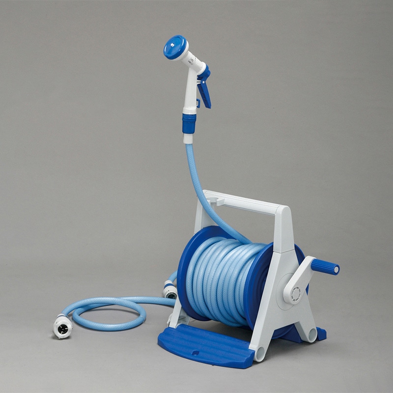 アイリスオーヤマ ハイパーホースリール Aタイプ グレー/ブルー HRA-20AGRM 1台(ご注文単位1台)【直送品】
