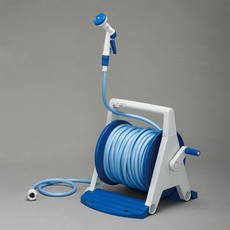 アイリスオーヤマ ハイパーホースリール Aタイプ グレー/ブルー HRA-50AGRM 1台(ご注文単位1台)【直送品】