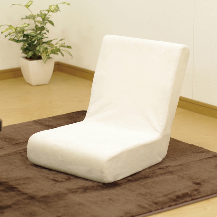 アイリスオーヤマ 座椅子　フロアチェア べ-ジュ ZC-9 1個（ご注文単位3個）【直送品】