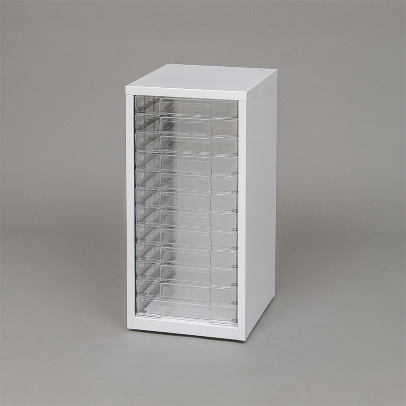 アイリスオーヤマ スチールフロアケース 浅型12段 ホワイト SFE-6120 1台(ご注文単位1台)【直送品】