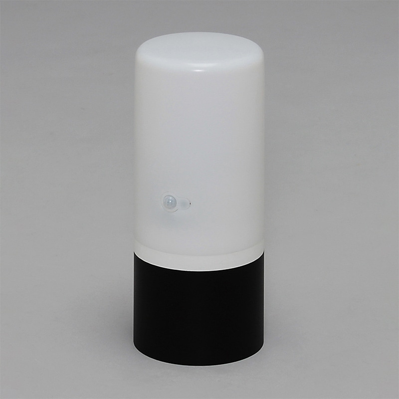 アイリスオーヤマ 乾電池式LEDガーデンセンサーライト ブラック/ホワイト ZSL-SEW 1個(ご注文単位1個)【直送品】