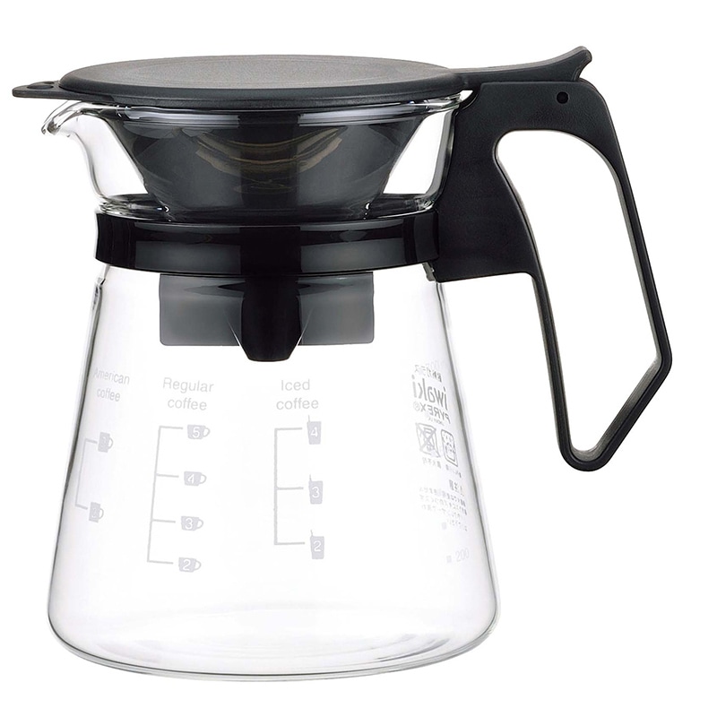 岩城ハウスウエア イワキ　NEWコーヒーハウス（ブラック） KT8685-BK  1個（ご注文単位1個）【直送品】