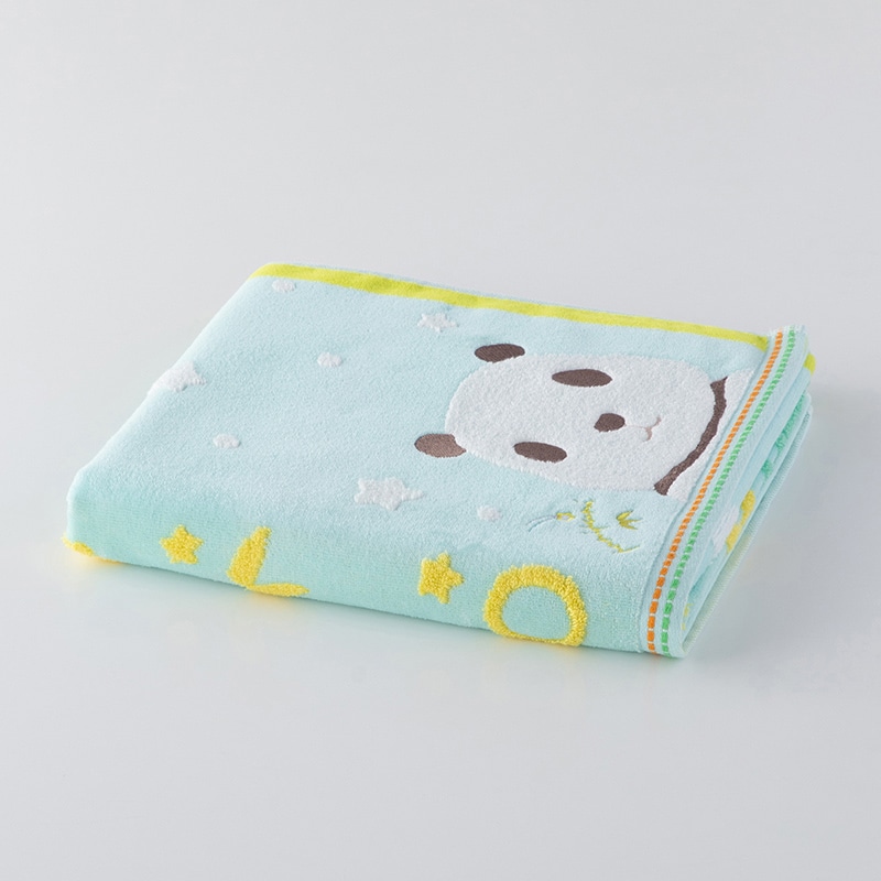 UCHINO もちぷに バスタオル パンダ 9018B704BG 1枚（ご注文単位4枚）【直送品】