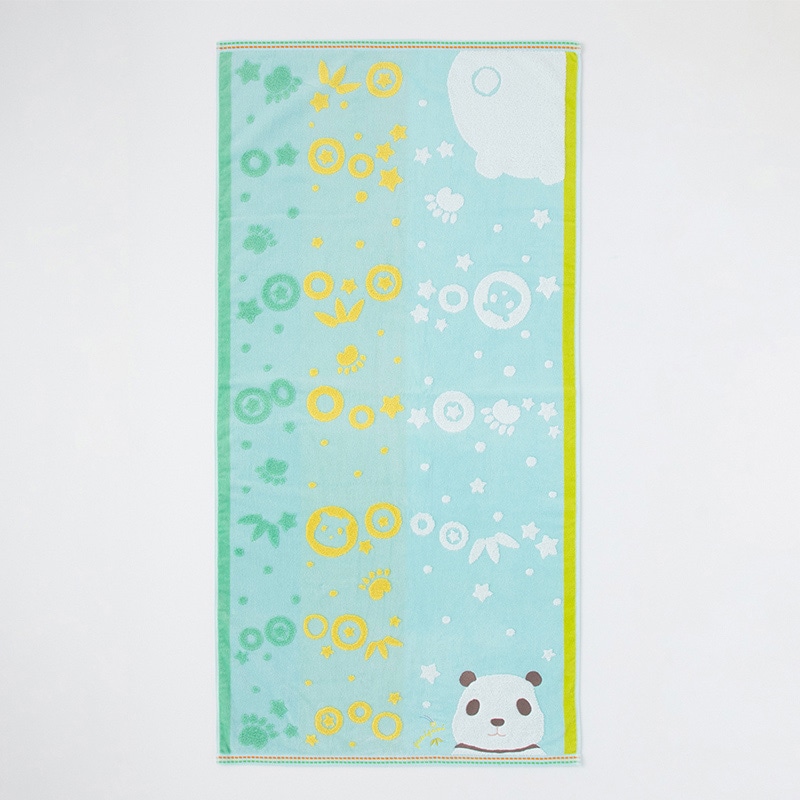 UCHINO もちぷに バスタオル パンダ 9018B704BG 1枚(ご注文単位4枚)【直送品】