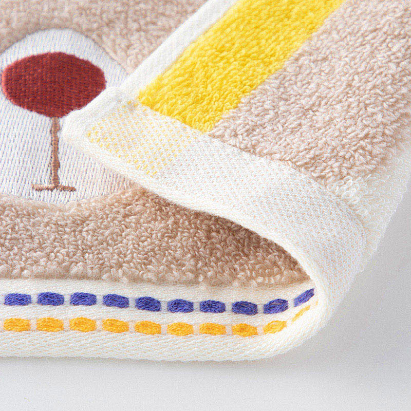 UCHINO もちぷに バスタオル くま 9018B704I 1枚(ご注文単位4枚)【直送品】