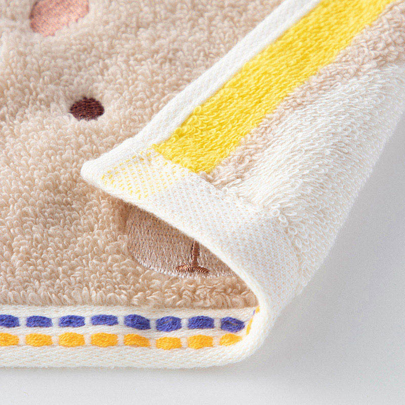 UCHINO もちぷに フェイスタオル くま 9006F704I 1枚(ご注文単位10枚)【直送品】