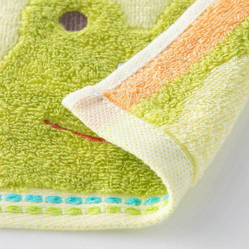 UCHINO もちぷに ゲストタオル かえる 9004G704G 1枚(ご注文単位10枚)【直送品】