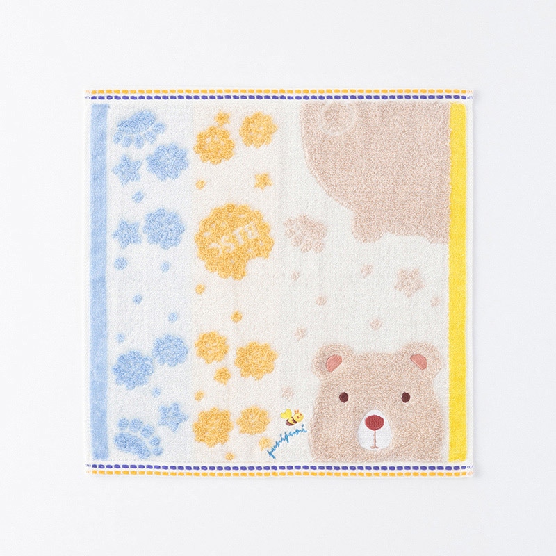 UCHINO もちぷに ゲストタオル くま 9004G704I 1枚(ご注文単位10枚)【直送品】